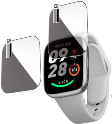 KHWABEEDA Impossible Screen Guard for REDMI WATCH 3 LITE SMART WATCH (PACK OF 2)(Pack of 2)