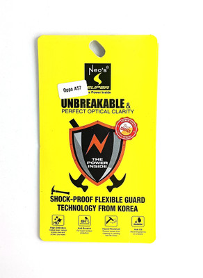 oval designs Impossible Screen Guard for Oppo A57(Pack of 1)