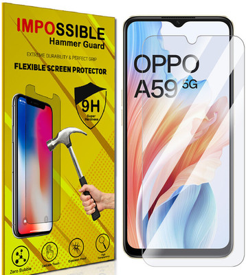 FCS Impossible Screen Guard for OPPO A59 5G Front (Glossy)(Pack of 1)