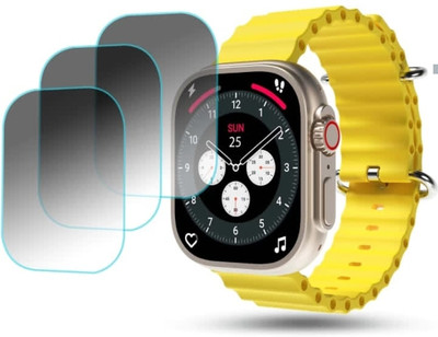KHWABEEDA Impossible Screen Guard for PEBBLE CREST SMART WATCH (PACK OF 3)(Pack of 3)
