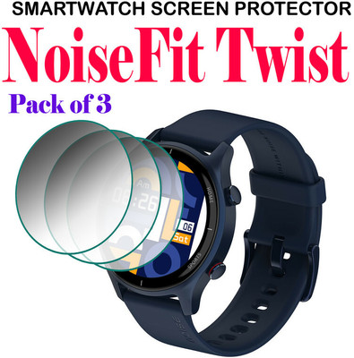 hirdesh Impossible Screen Guard for NoiseFit Twist(Pack of 3)