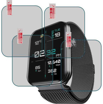 KHWABEEDA Impossible Screen Guard for BOAT STORM PLUS SMART WATCH SCREEN GUARD(PACK OF 4)(Pack of 4)
