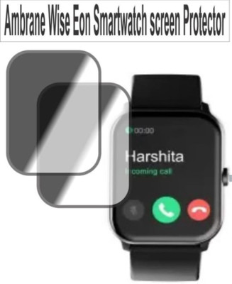 ZIDZEE Impossible Screen Guard for Ambrane wise eon smartwatch screen guard (pack of 2)(Pack of 2)