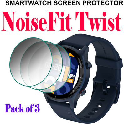 hirdesh Impossible Screen Guard for NoiseFit Twist(Pack of 3)