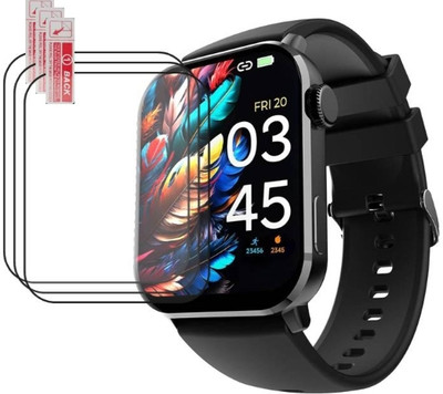 DB Impossible Screen Guard for BEATXP UNBOUND PLUS 1.8 BLUETOOTH CALLING SMART WATCH (PACK OF 3)(Pack of 3)