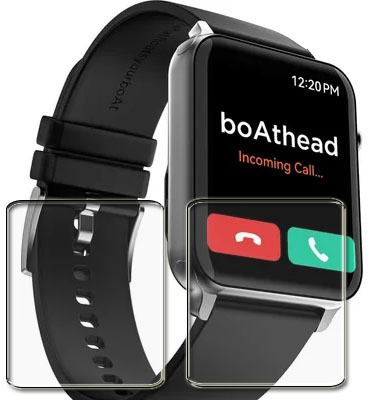 tombik Impossible Screen Guard for BW10-boAt Watch Storm Call Smartwatch(Pack of 2)