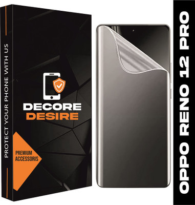 Decore Desire Impossible Screen Guard for Oppo Reno 12 Pro 5G Unbreakable Matte Membrane with Easy Installation (NOT TEMPERED GLASS)(Pack of 1)