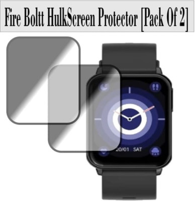 DB Impossible Screen Guard for Fire Boltt hulk smartwatch screen guard (pack of 2)(Pack of 2)