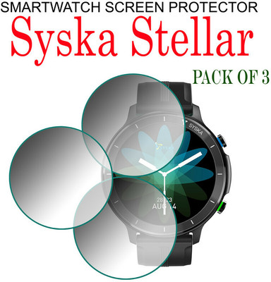 hirdesh Impossible Screen Guard for Syska Stellar(Pack of 3)