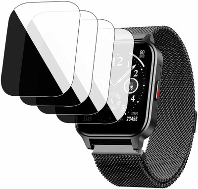 HIDEOUS Impossible Screen Guard for boAT Wave Call 2 Plus(Pack of 4)