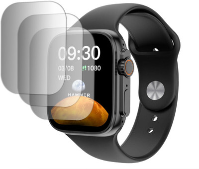 DOUMOF Impossible Screen Guard for Hammer Pulse X SMARTWATCH(Pack of 3)