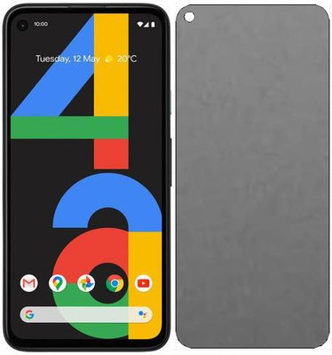 Kiksell Edge To Edge Tempered Glass for KS-Matte-NOV23-Google Pixel 4A(Pack of 1)