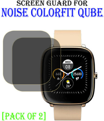 hirdesh Impossible Screen Guard for Noise ColorFit Qube(Pack of 2)