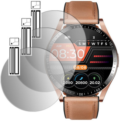 YCHROZE Impossible Screen Guard for PLAYFIT SLIM2C SMARTWATCH(Pack of 3)