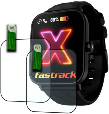 AHWAVEEDA Impossible Screen Guard for FASTRACK REVOLTT X SMART WATCH SCREEN GUARD (P-2)(Pack of 2)