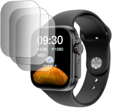 DOUMOF Impossible Screen Guard for Hammer Pulse X SMARTWATCH(Pack of 3)