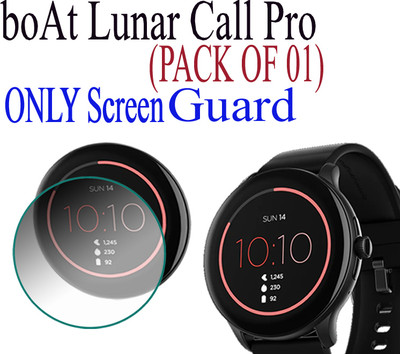 daffin Impossible Screen Guard for boAt Lunar Call Pro(Pack of 1)