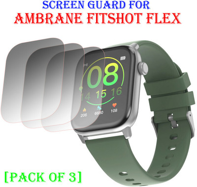 hirdesh Impossible Screen Guard for Ambrane FitShot Flex(Pack of 3)