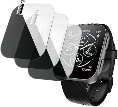 HIDEOUS Impossible Screen Guard for Motorola Moto Watch 200(Pack of 3)