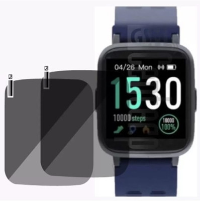 DOWRVIN Impossible Screen Guard for GIONEE smart life watch screen guard (pack of 2)(Pack of 2)