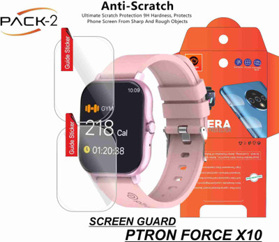 Olonga Impossible Screen Guard for PTRON X10 SMART WATCH(Pack of 2)