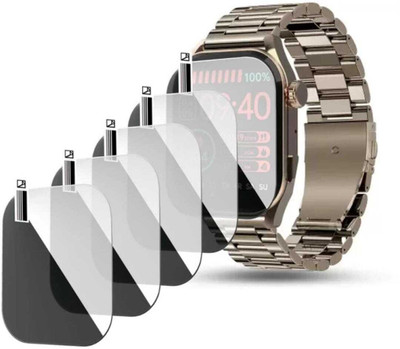 DB Impossible Screen Guard for PEBBLE VOGUE 1.96 SMART WATCH SCREEN GUARD (P-5)(Pack of 5)