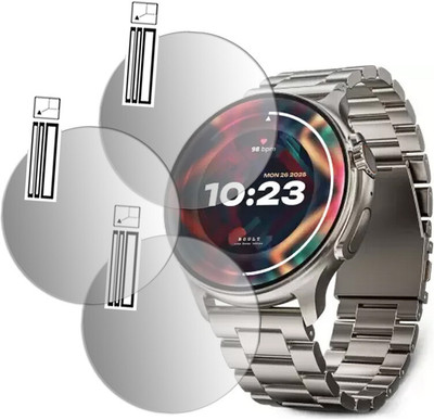 DOUMOF Impossible Screen Guard for Boult Crown R Pro SMARTWATCH(Pack of 3)