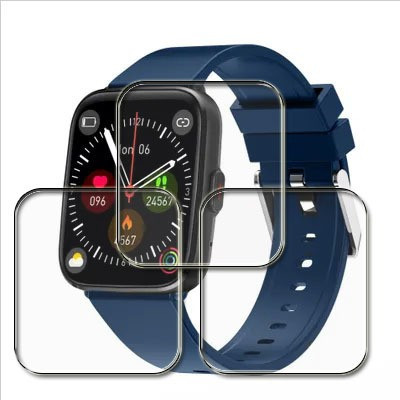 tombik Impossible Screen Guard for A80-Gizmore Gizfit Blaze Smartwatch(Pack of 3)