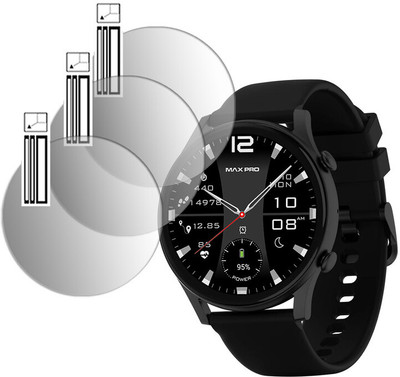 hirdesh Impossible Screen Guard for Maxima Max Pro Power SMARTWATCH(Pack of 3)