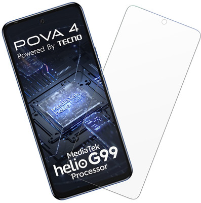 KJN Impossible Screen Guard for Tecno POVA 4(Pack of 1)
