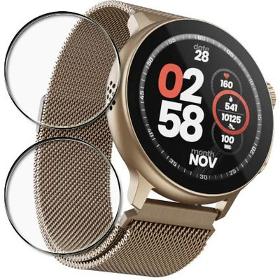 tombik Impossible Screen Guard for XCW187-boAt Lunar Tigon Smartwatch(Pack of 2)