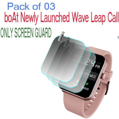 DOWRVIN Impossible Screen Guard for BOAT WAVE LEAP CALL WATCH SCREEN GUARD (PACK OF 3)(Pack of 3)