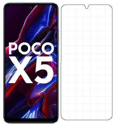 PHONICZ RETAILS Impossible Screen Guard for Poco X5(Pack of 1)