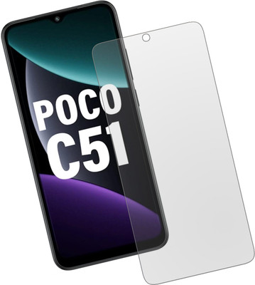 KJN Impossible Screen Guard for Poco C51(Pack of 1)
