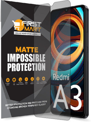 FIRST MART Impossible Screen Guard for Redmi A3, Redmi 12C, Poco C55, Redmi A3 2024(Pack of 1)