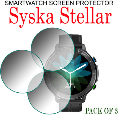 hirdesh Impossible Screen Guard for Syska Stellar(Pack of 3)