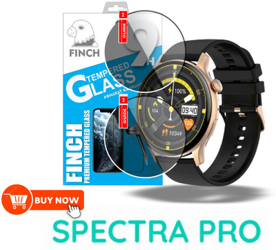 KANCHA Impossible Screen Guard for PEBBLE SPECTRA PRO SMART WATCH(Pack of 2)