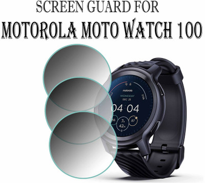 hirdesh Impossible Screen Guard for Motorola Moto Watch 100 42mm(Pack of 3)