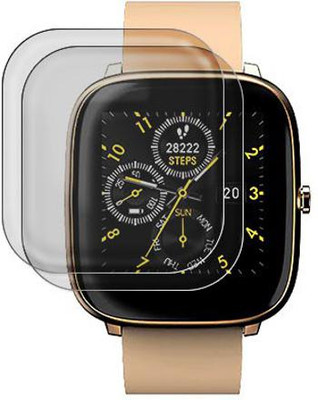 SOMTONE Impossible Screen Guard for Noise ColorFit Qube Plus Smartwatch Matte(Pack of 2)