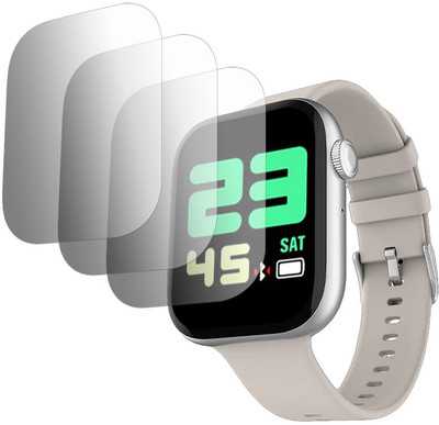 DOUMOF Impossible Screen Guard for Fire Boltt Fighter SMARTWATCH(Pack of 3)