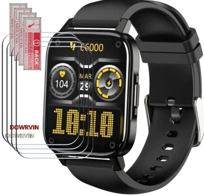 KHWABEEDA Impossible Screen Guard for AQFIT W6 SMART WATCH (PACK OF 4)(Pack of 4)