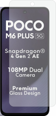 TELTREK Impossible Screen Guard for Poco M6 Plus (Matte)(Pack of 1)