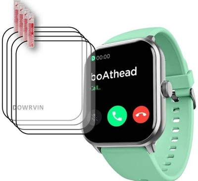 KHWABEEDA Impossible Screen Guard for BOAT WAVE EDGE 1.85 SMART WATCH (PACK OF 4)(Pack of 4)