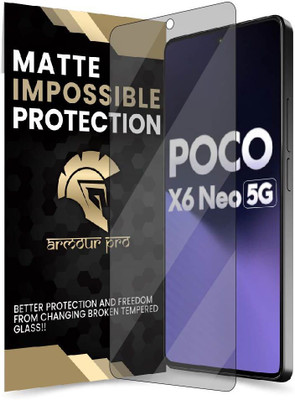 ArmourPro Impossible Screen Guard for Poco X6 Neo 5G, Poco X6 Neo, X6 Neo 5G(Pack of 1)