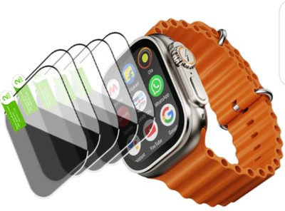 KHWABEEDA Impossible Screen Guard for BEATXP FLUX 1.45 SMART WATCH TEMPERED GLASS ( PACK OF 4)(Pack of 5)