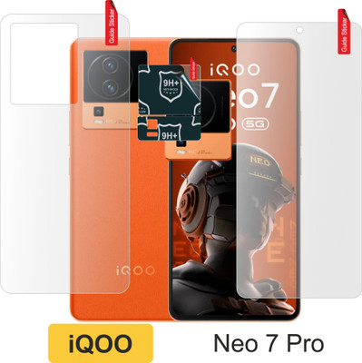 skrechtech Impossible Screen Guard for iQOO Neo 7 Pro, Neo 7 Pro, Camera(Pack of 3)