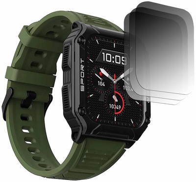 YCHROZE Impossible Screen Guard for boAt Wave Armour 2 SMARTWATCH(Pack of 3)