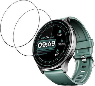 AHWAVEEDA Impossible Screen Guard for boAt Lunar Orb Compatible Smartwatch Screen Protector Protective Ultra Clear Unbreakable (Flexible Screen Protector)(Pack of 2)