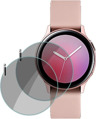 KHWABEEDA Impossible Screen Guard for Samsung galaxy watch active 2 Smart watch tempered glass (pack of 2)(Pack of 2)