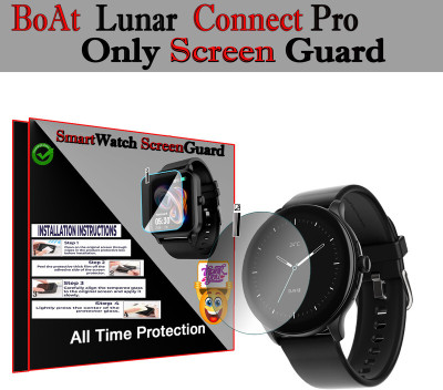 HIDEOUS Impossible Screen Guard for boAt Lunar Connect Pro(Pack of 1)